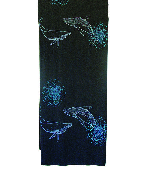 Bamboo whale scarf
