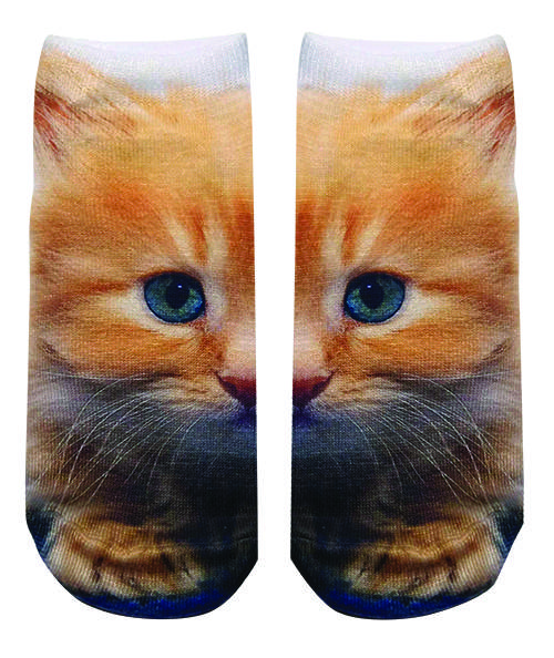 Kitty ankle socks