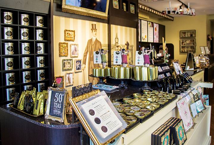 Michal Negrin introduces a tea bar into its new location. Photograph by Belle White.