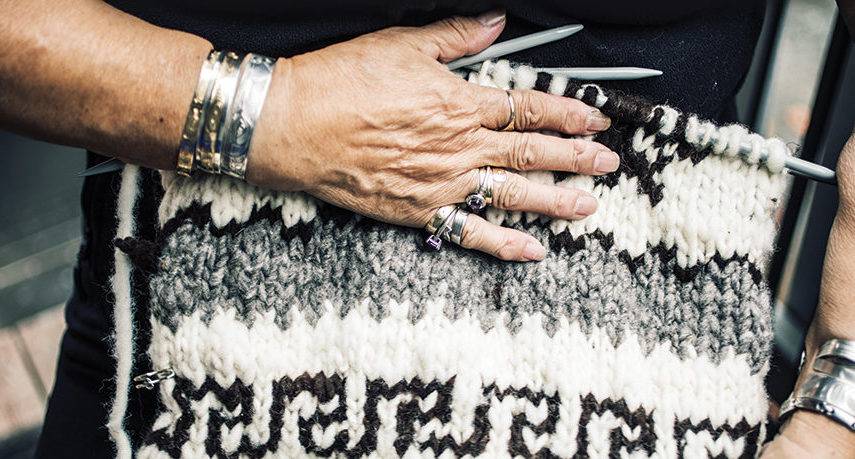 Cowichan sweater