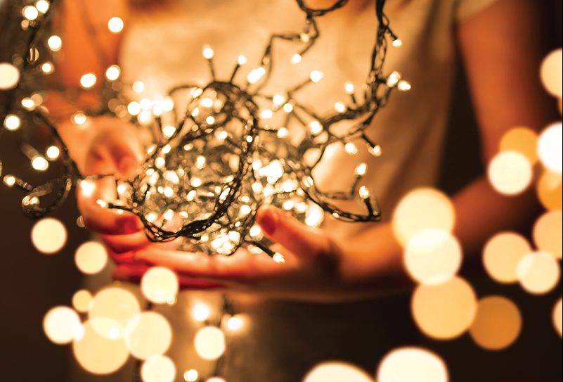 Children’s joy of Christmas lights