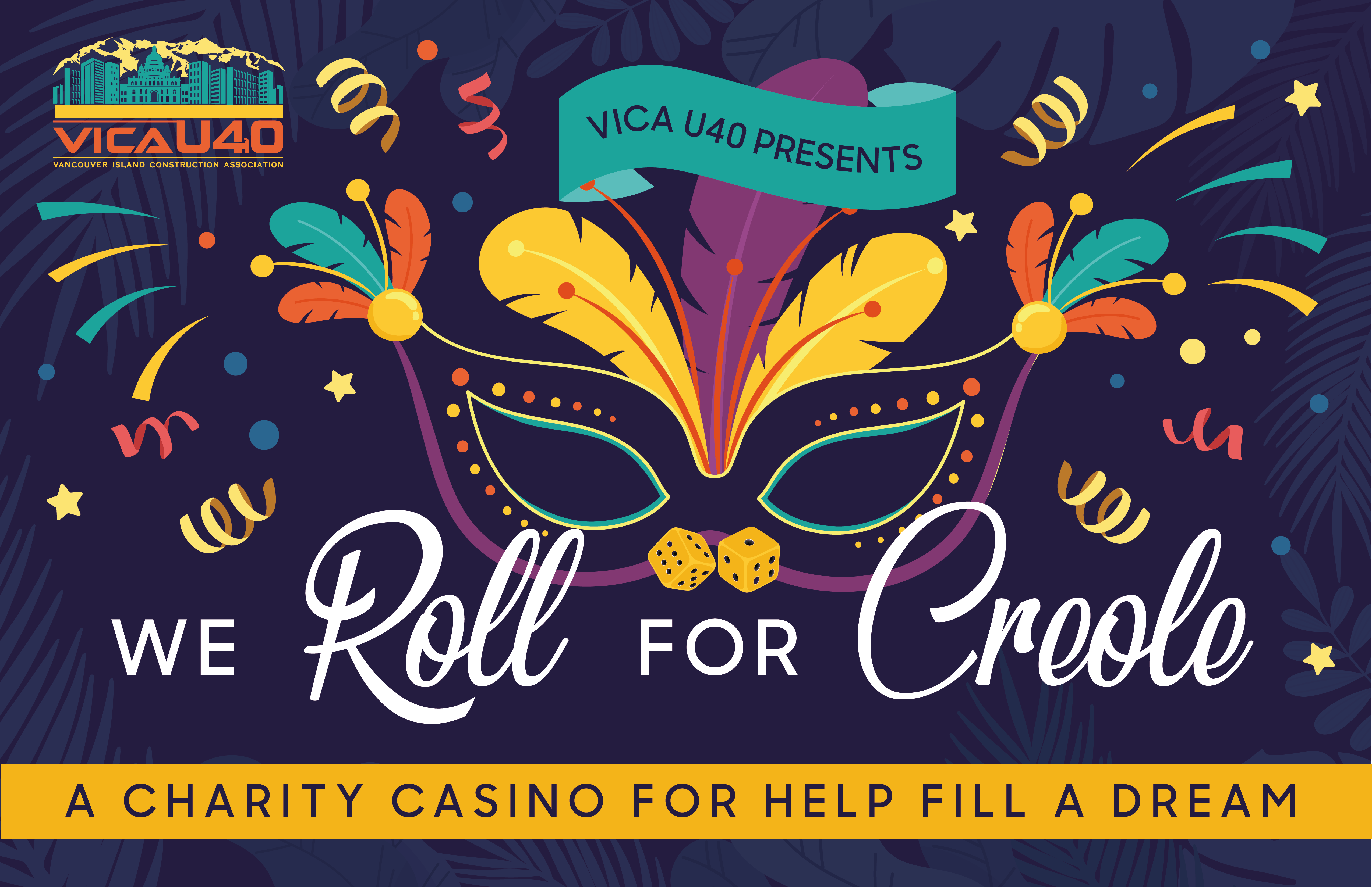 VICA U40 Charity Casino 2020 Graphic