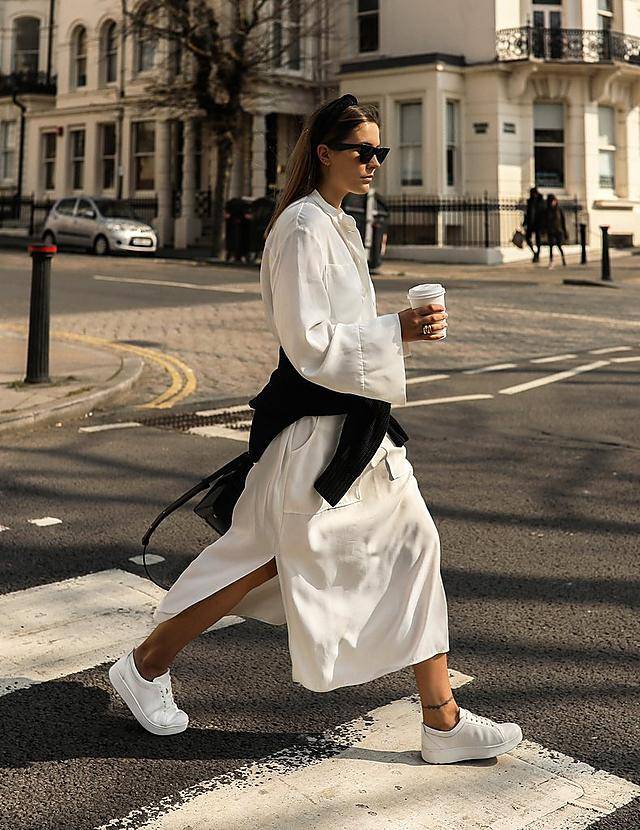 fitflop white rally trainers