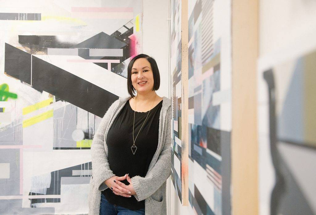 Zandra Statford in her Fort Common Studio