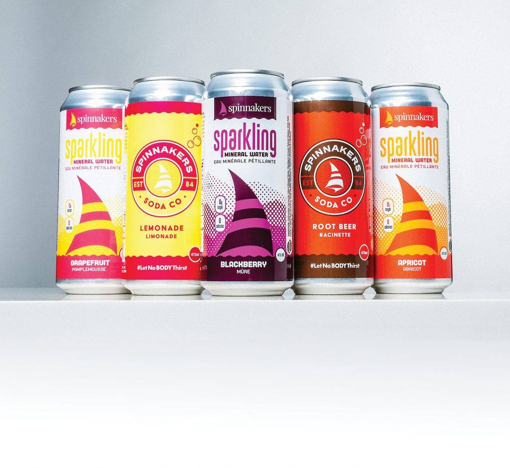 Spinnakers Sparkling Mineral Waters