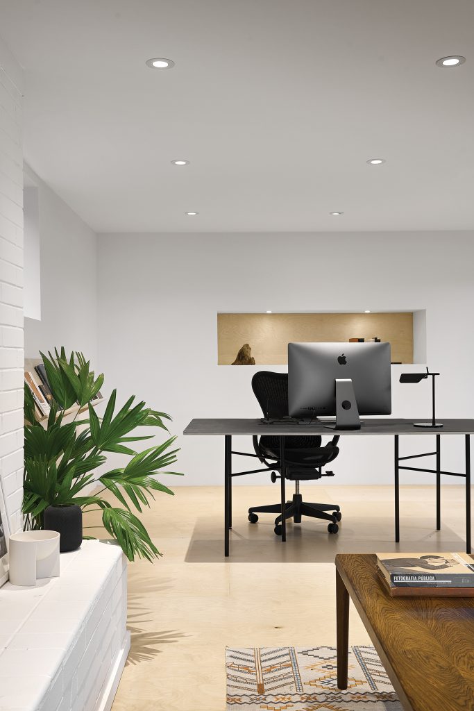 Greg Stogdon's home office space.