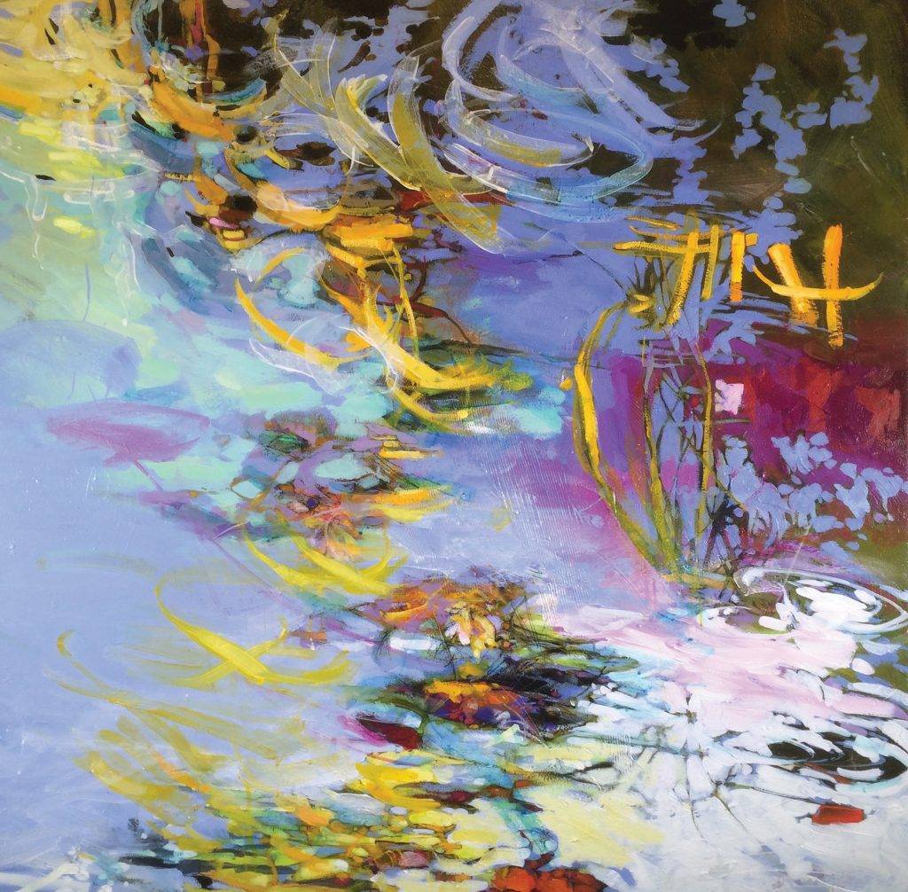 Blu Smith, painting "The Shallows"