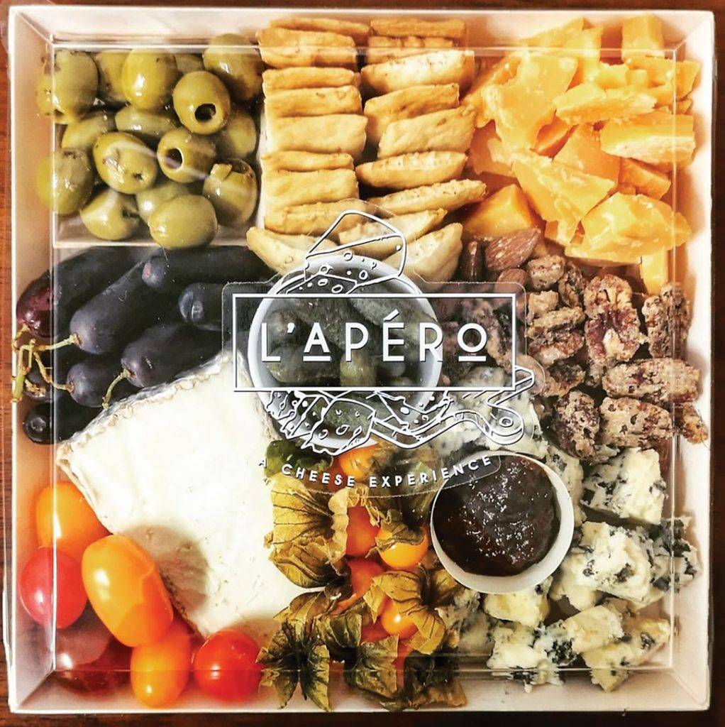 L'Apero's artisan cheese board
