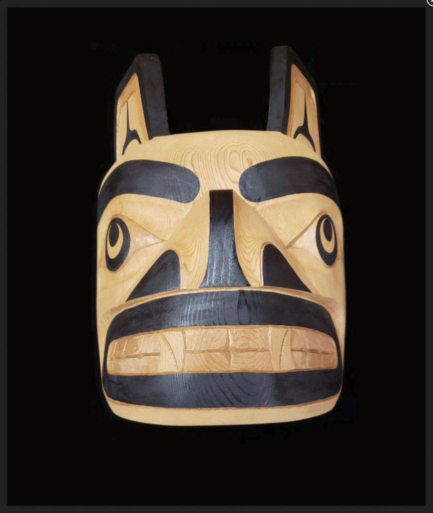 This image has an empty alt attribute; its file name is Mask-Bear-by-Noel-Brown-865x1024.jpg