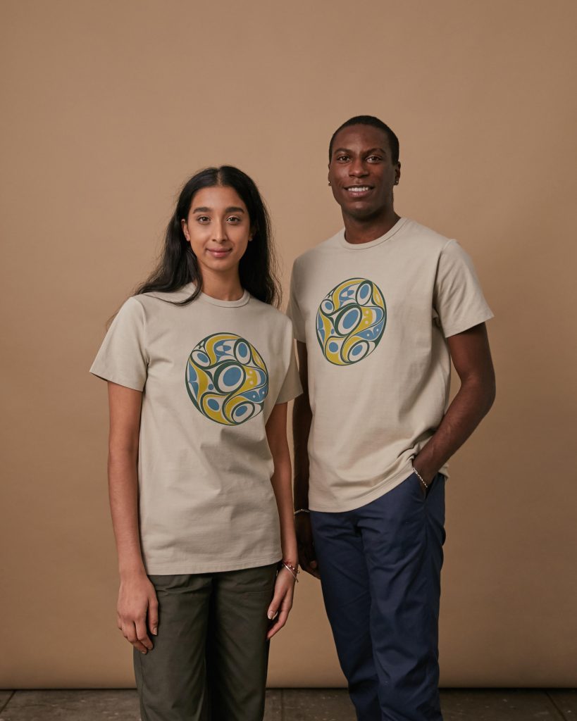 man and woman wearing Ecology branded tshirts by ecologyst