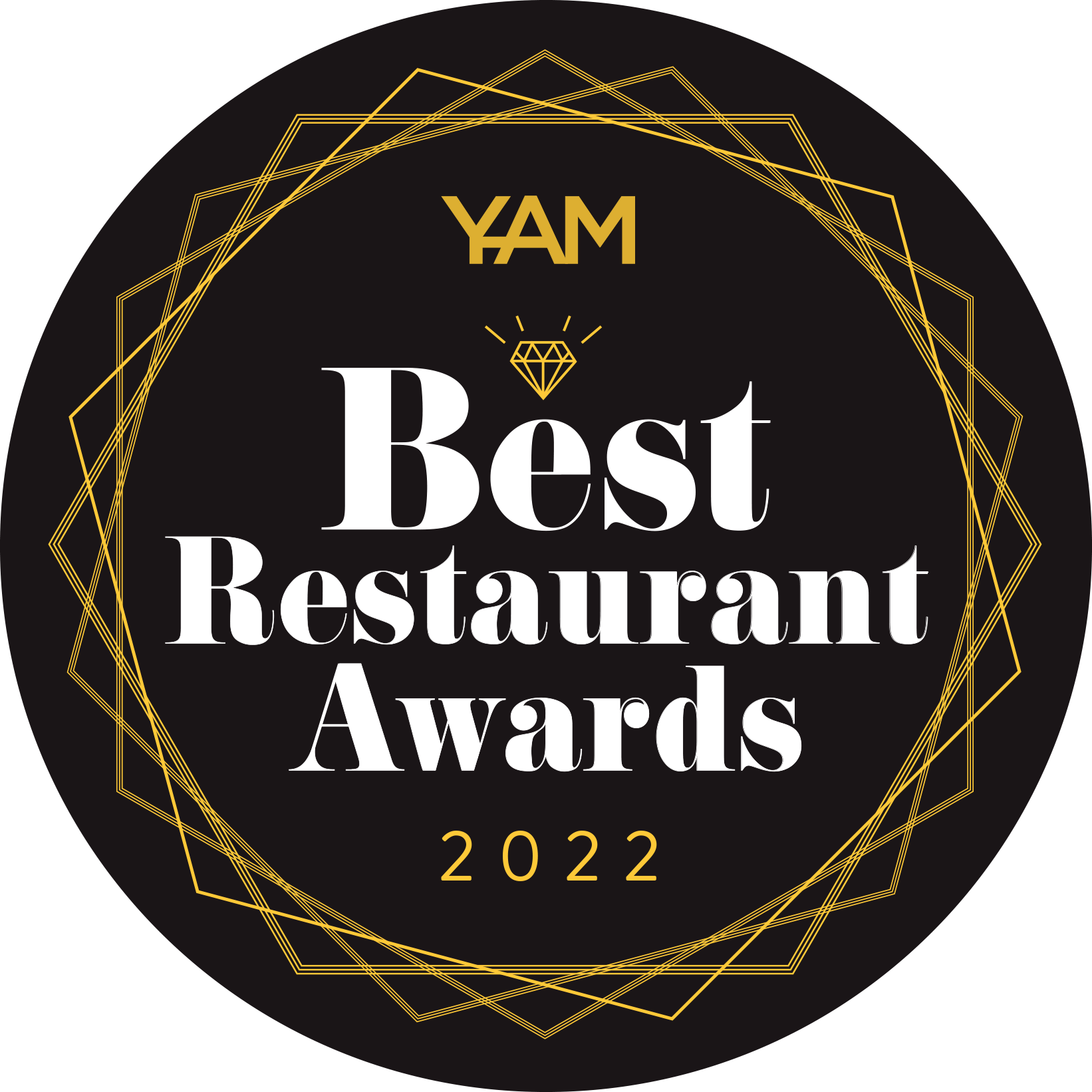 BestRestaurantAwardlogo YAM MAGAZINE