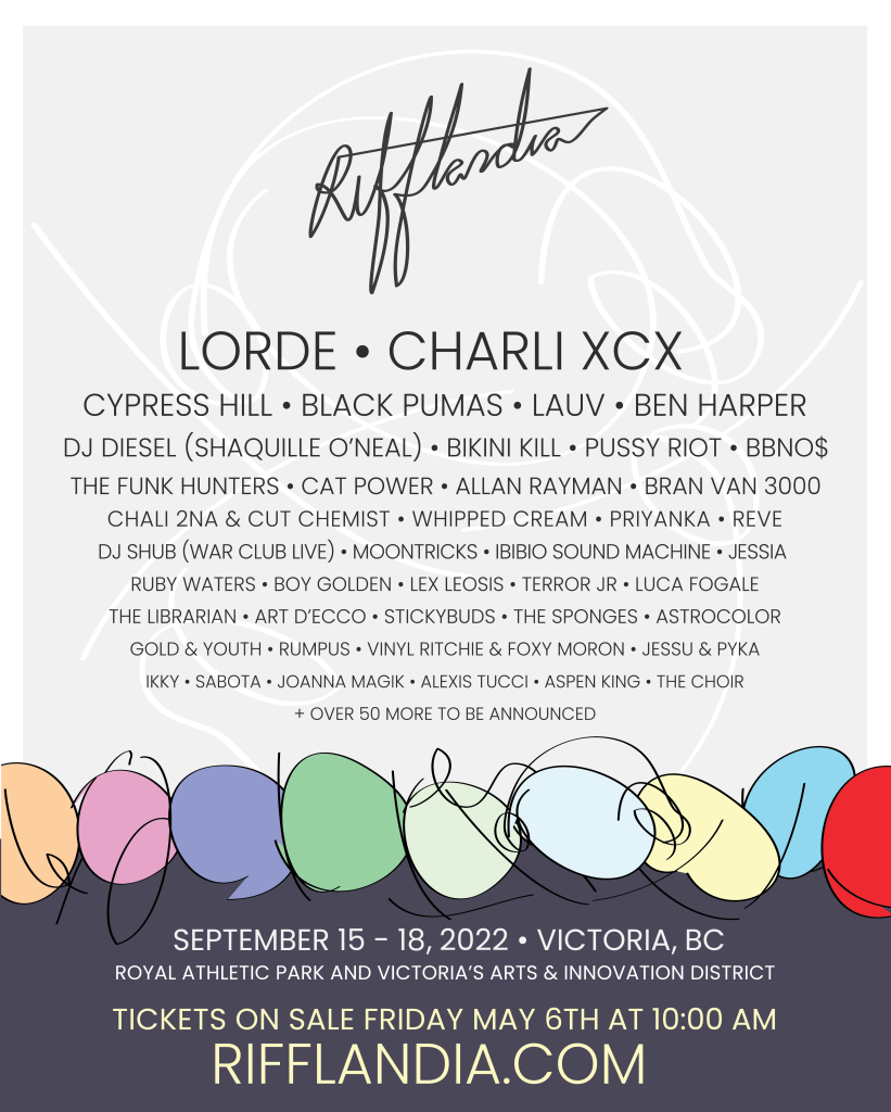 Rifflandia 2022 lineup
