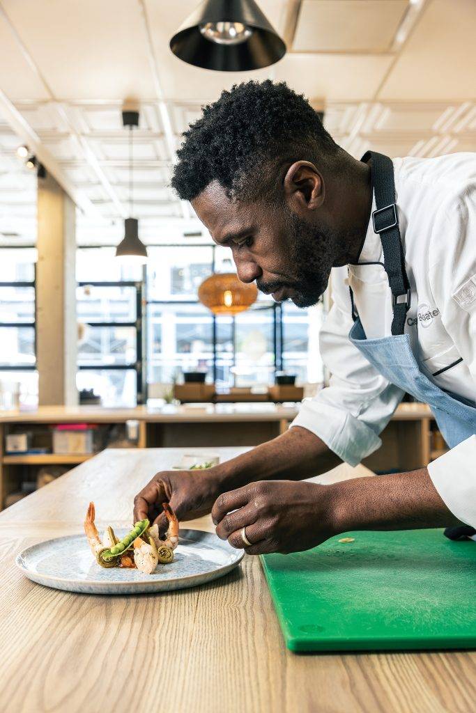 Chef Castro Boateng from House of Boateng and HOB Fine Foods.