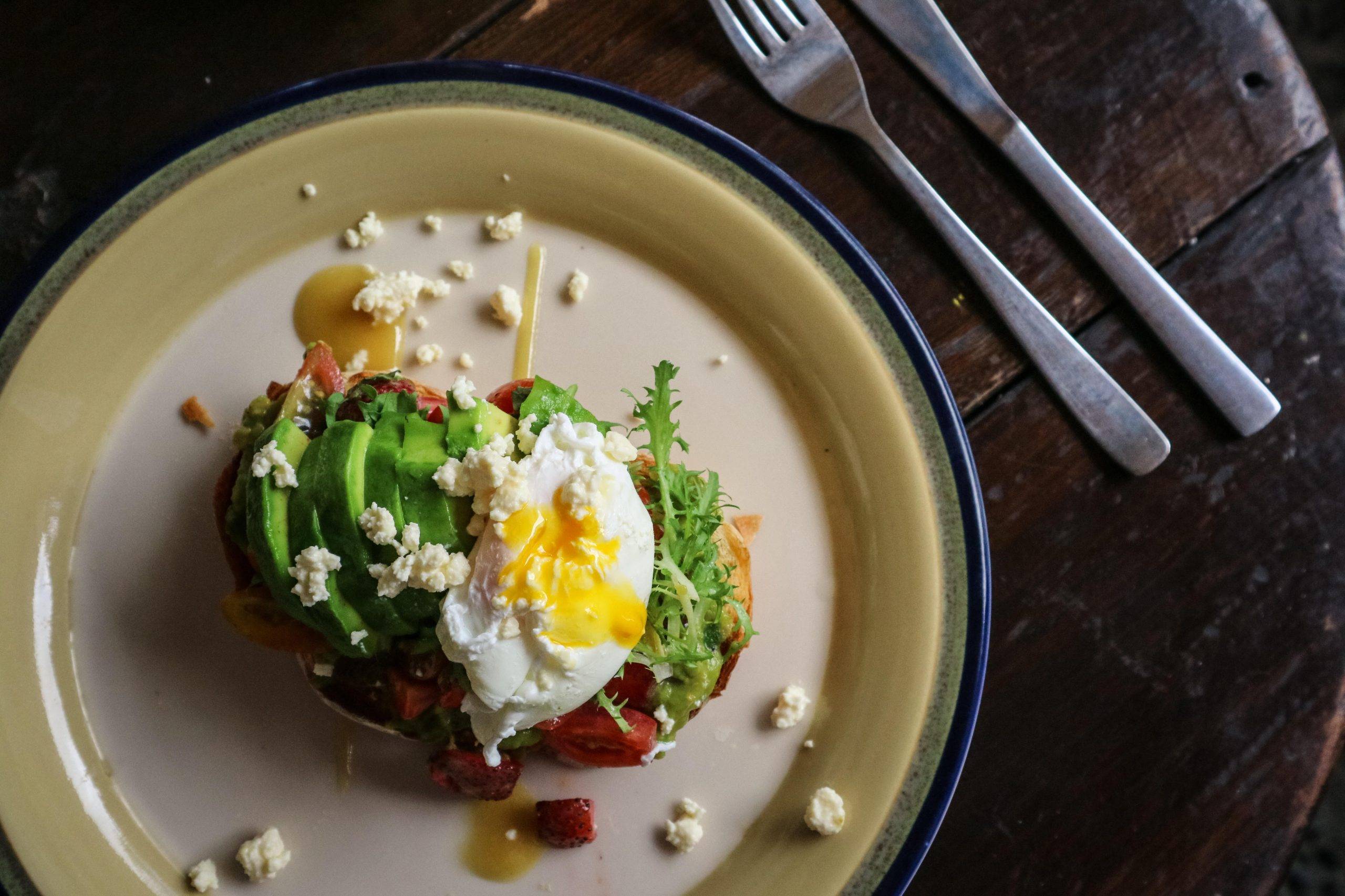 Feta PDO & Avocado toast with poached eggs