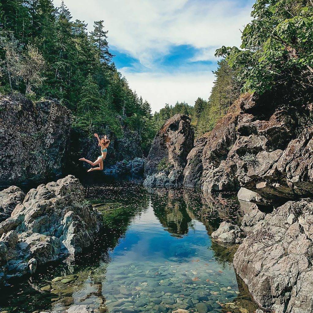 Sooke Potholes - Splish, Splash! Where to take a quick & relaxing dip YAM July/Aug 2022