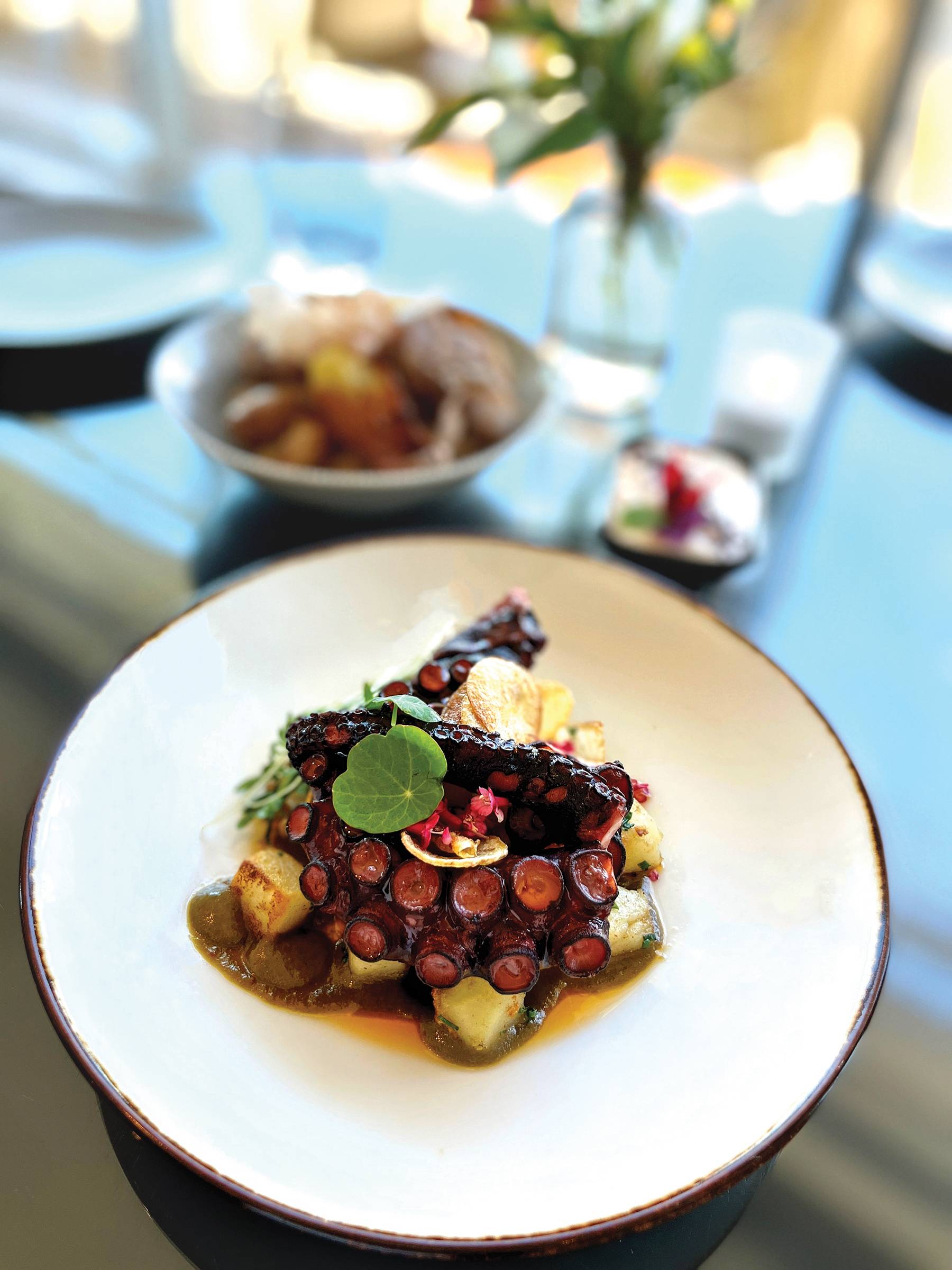 Aura Restaurant octopus summer 2022 copy