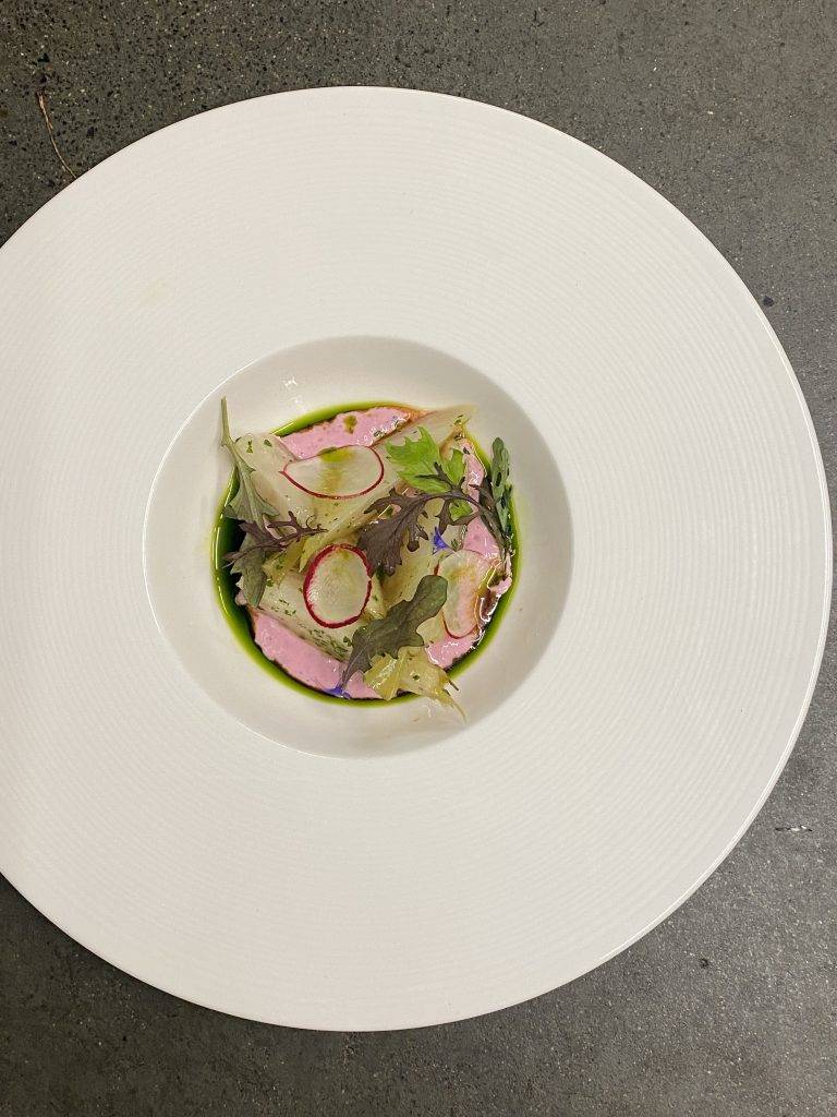An example of one of the plantbased dishes Chef Castro Boateng will serve at the YAM Long Table Dinner on September 29.