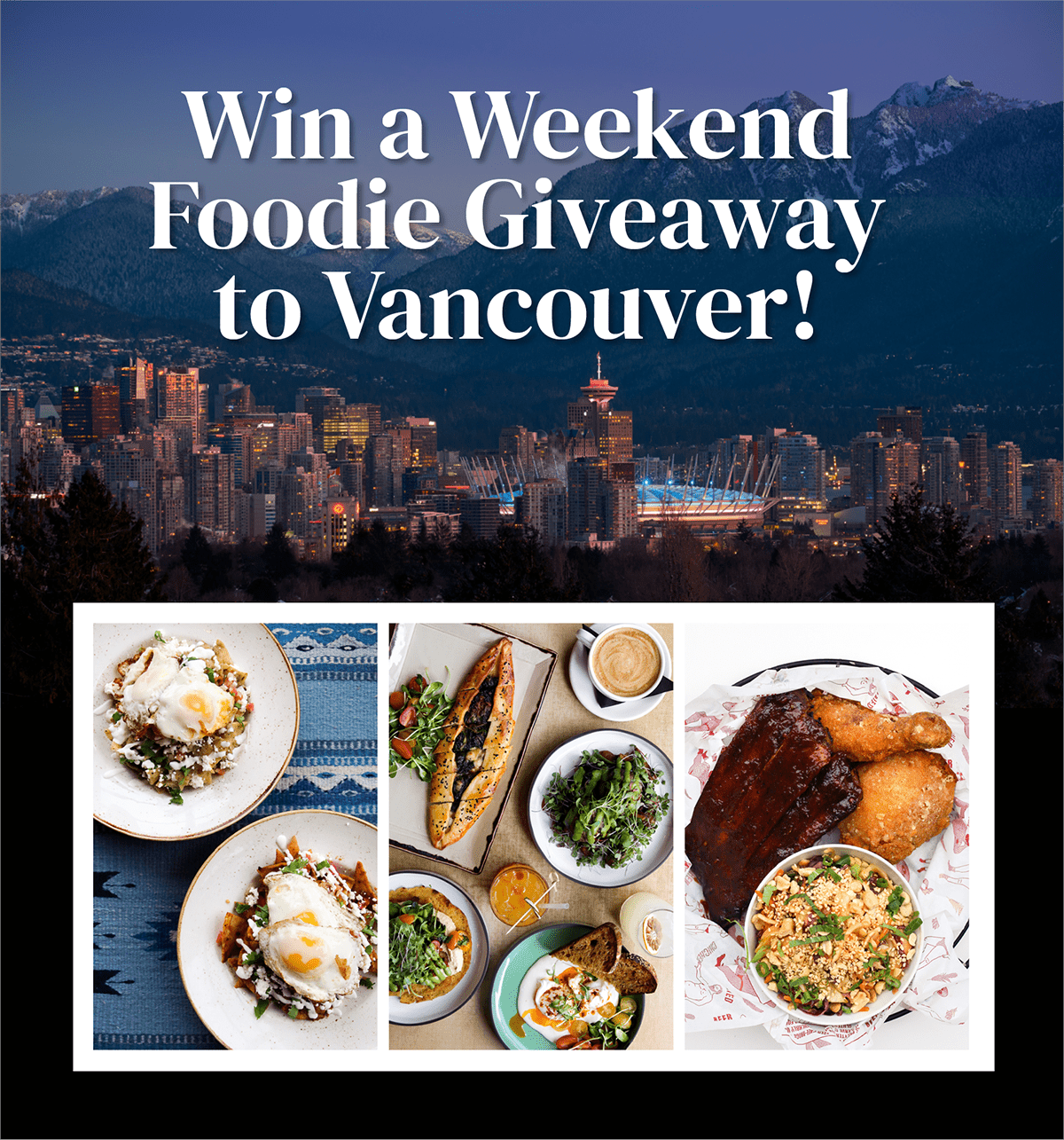 Foodie giveaway social
