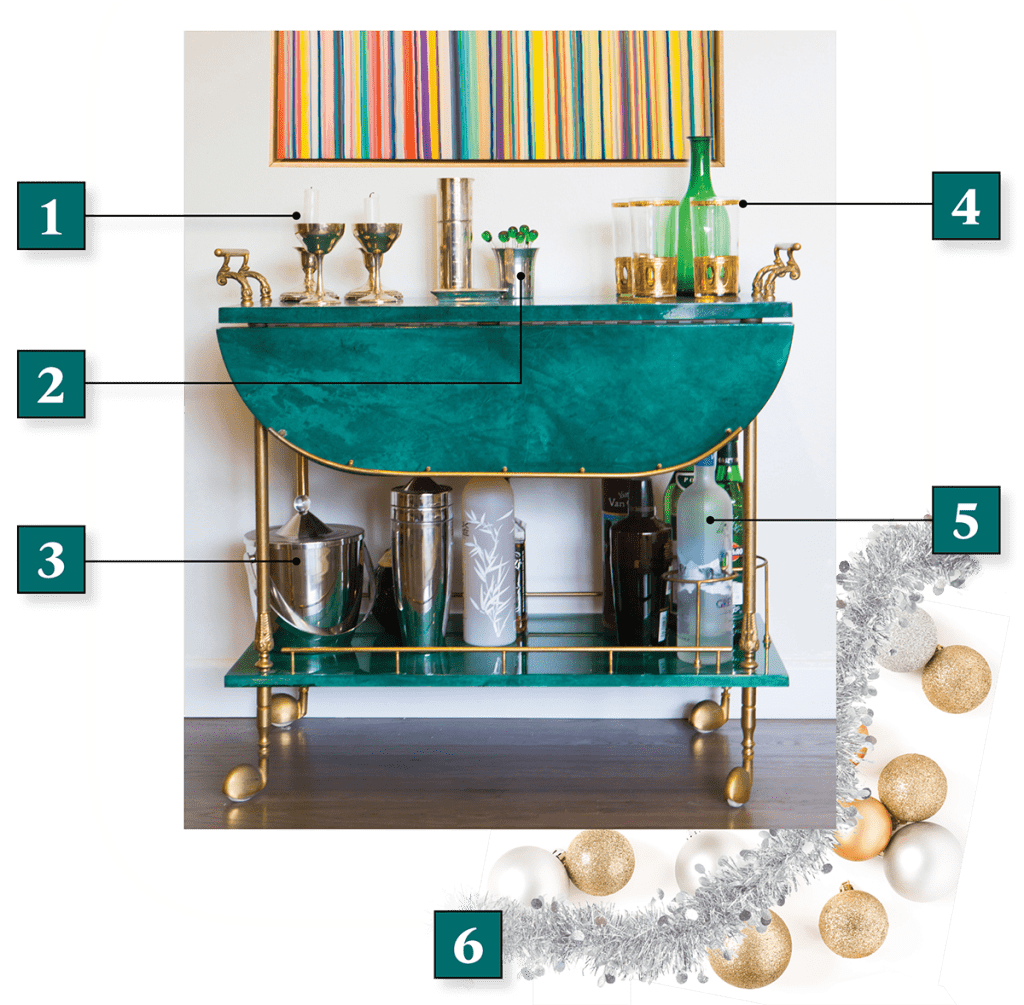Roll out the holiday bar cart - YAM Magazine Nov/Dec 2022