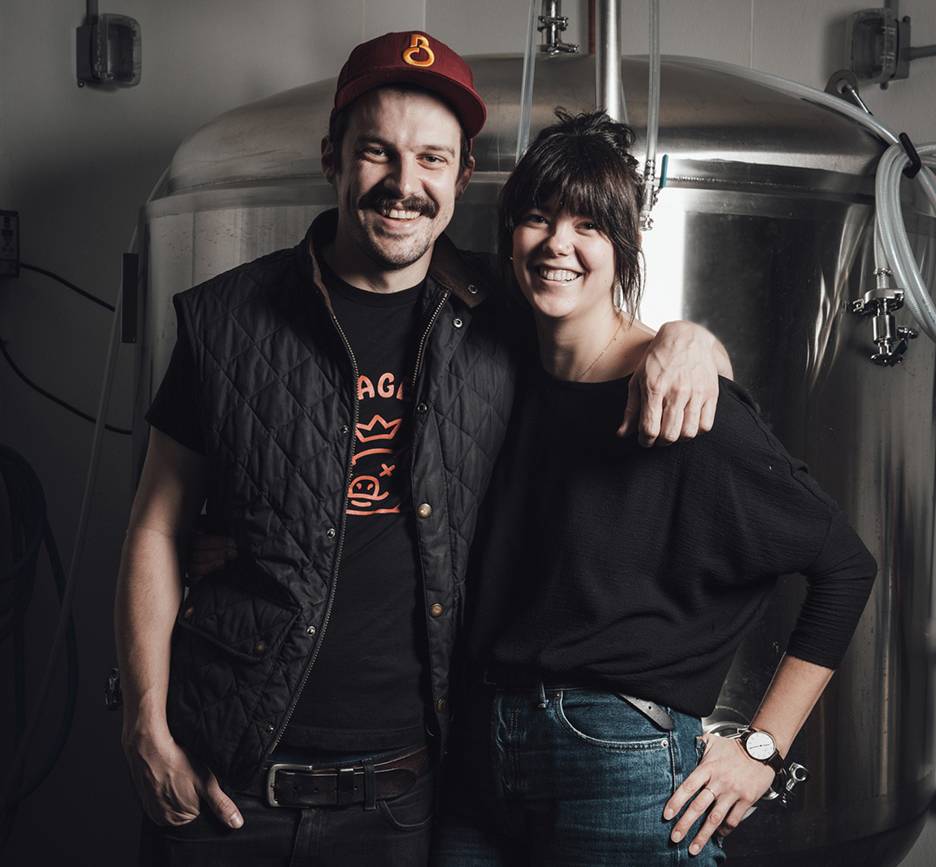 Quinn and Mic from Esquimalt Wines.