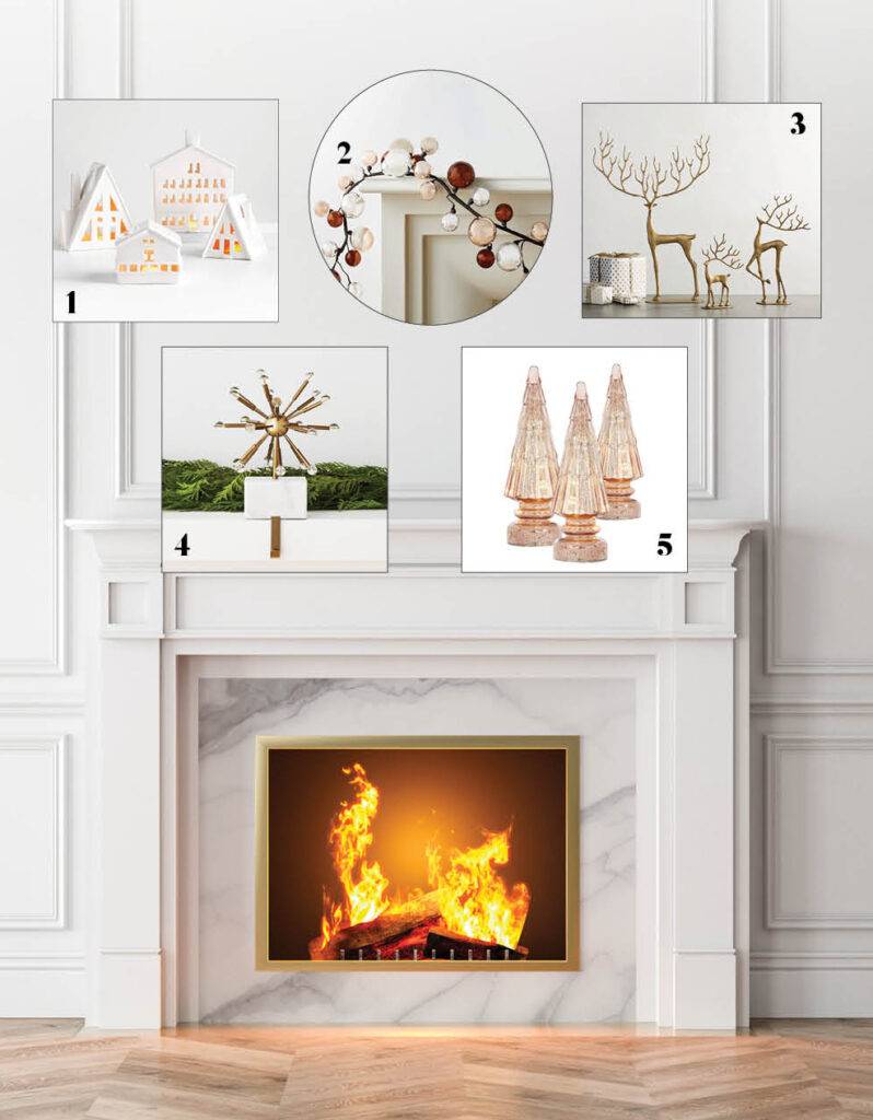 How to Decorate a Holiday Mantel - YAM Nov/Dec 2023