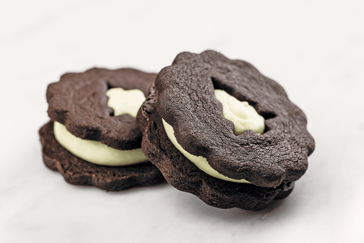 Holiday mint Oreo cookies