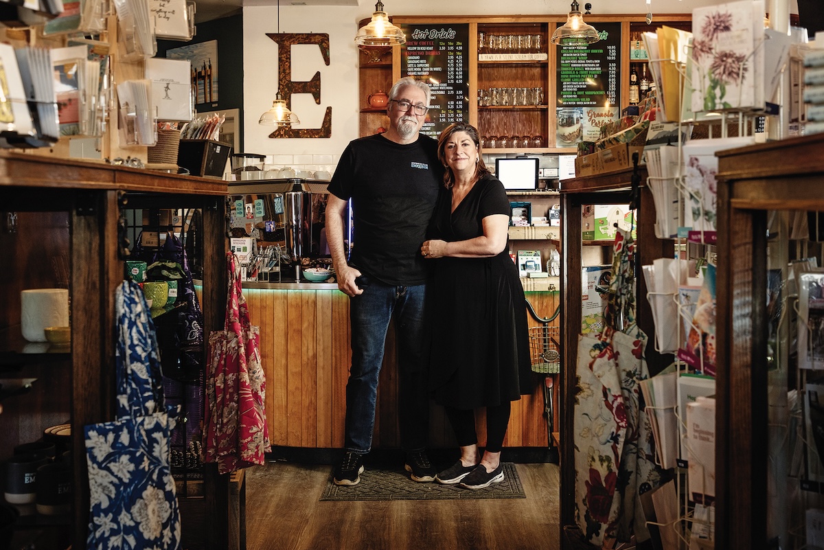 John Carswell and Alice Bacon of Brentwood Bay Village Empourium