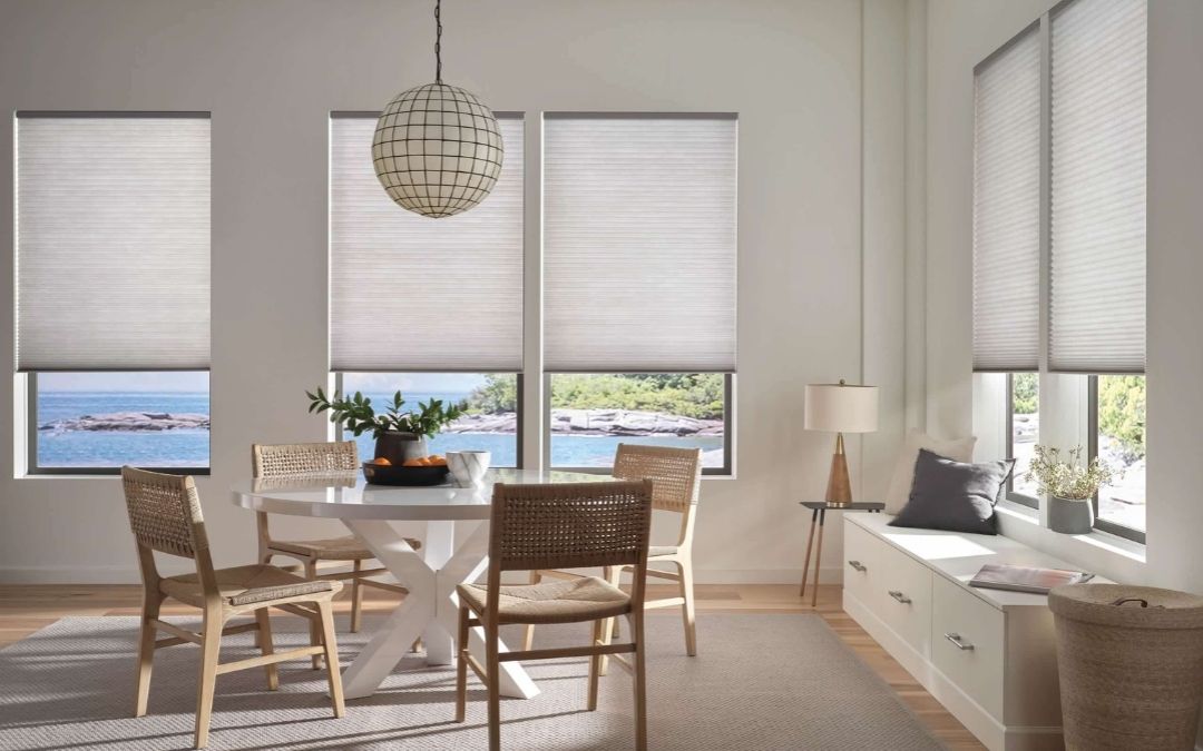 energy efficient window treatments in a modern home